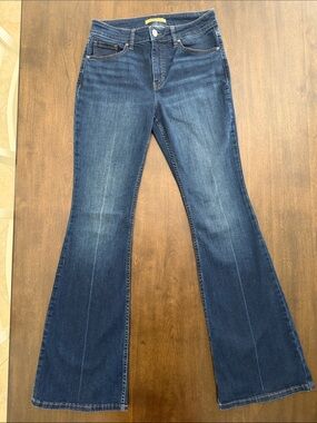 Shyanne Luna High Rise Flare Dark Blue Jeans